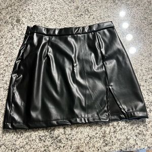 Shein Leather Skirt